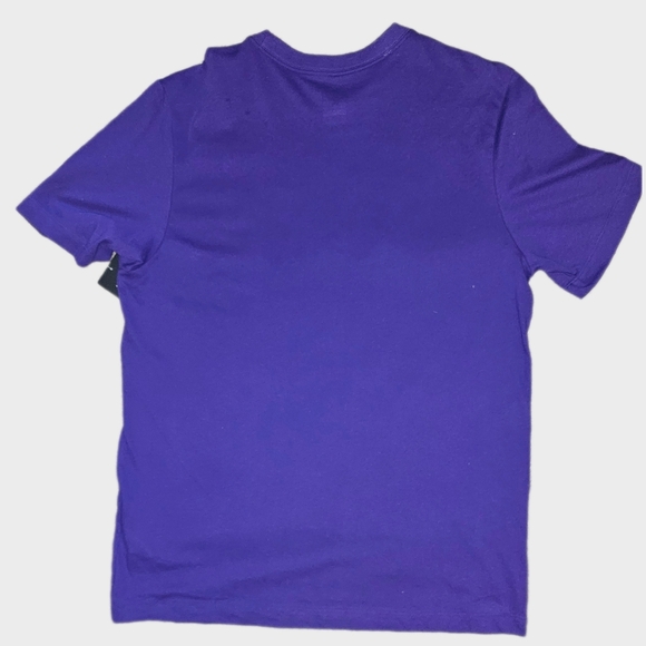 Men's Nike Futura Just Do It Tee Short Sleeve Crew Neck T-Shirt LARGE Purple NEW - Picture 2 of 3